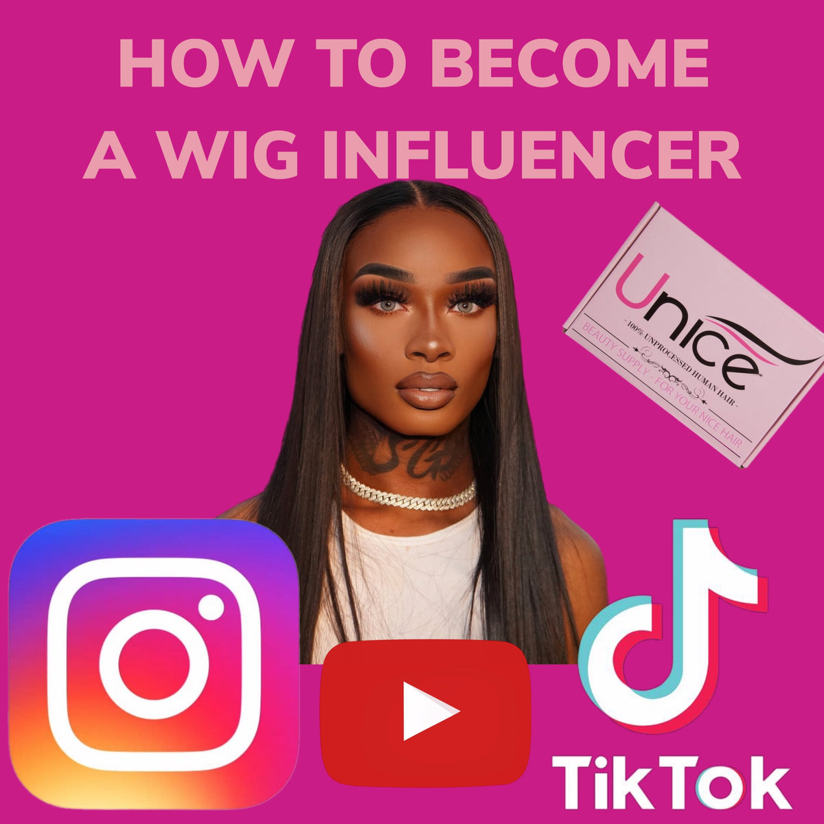 HOW TO A WIG INFLUENCER SAUCE SG COSMETICS
