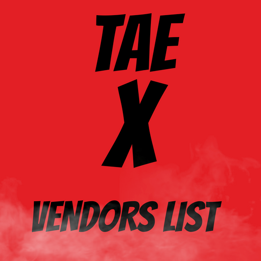 TAE X VENDORS LIST