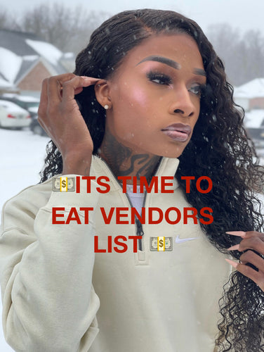 ITS TIME TO EAT VENDORS LIST
