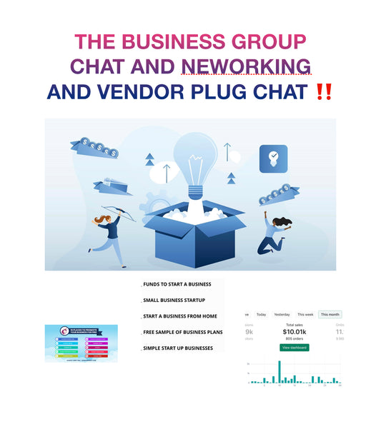 THE BUSINESS GROUP CHAT AND NEWORKING AND VENDOR PLUG CHAT ‼️